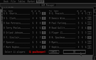 GEM Manager 1995 / 96 atari screenshot